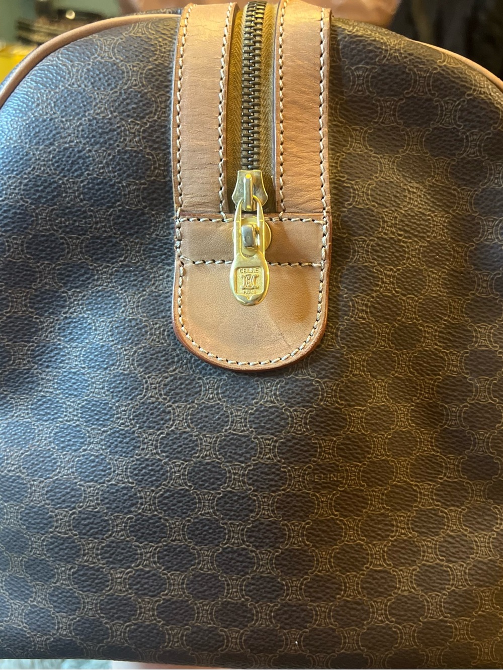 Celine Triomphe Macadam Boston weekend travel bag (MSRP $2,700) - Picture 5 of 10